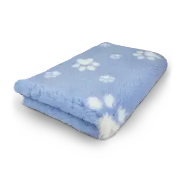 Lichtblauw met pootjes