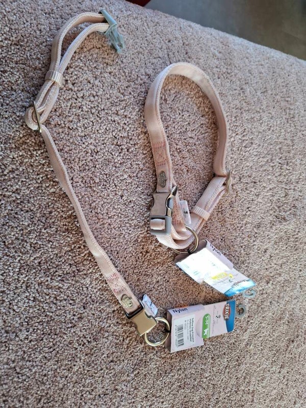 Trixie halsband dog princess, nylon roze