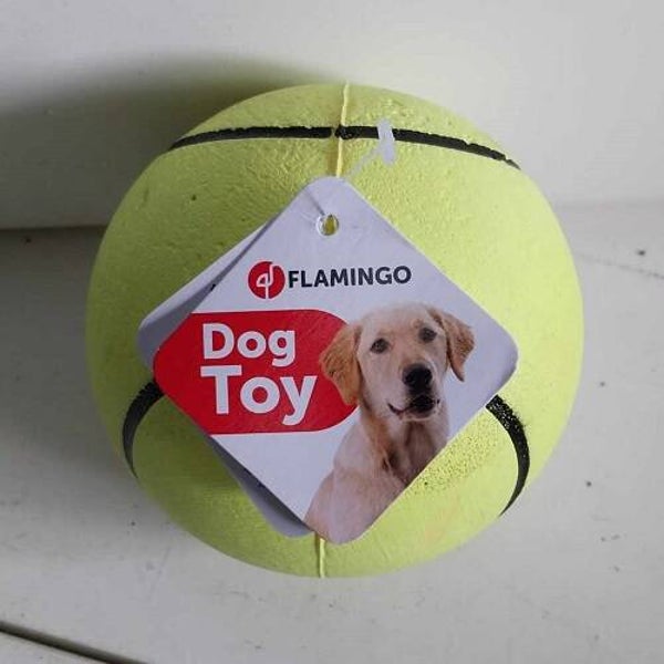 Flamingo Dog Toy (Massief Rubberen Bal)