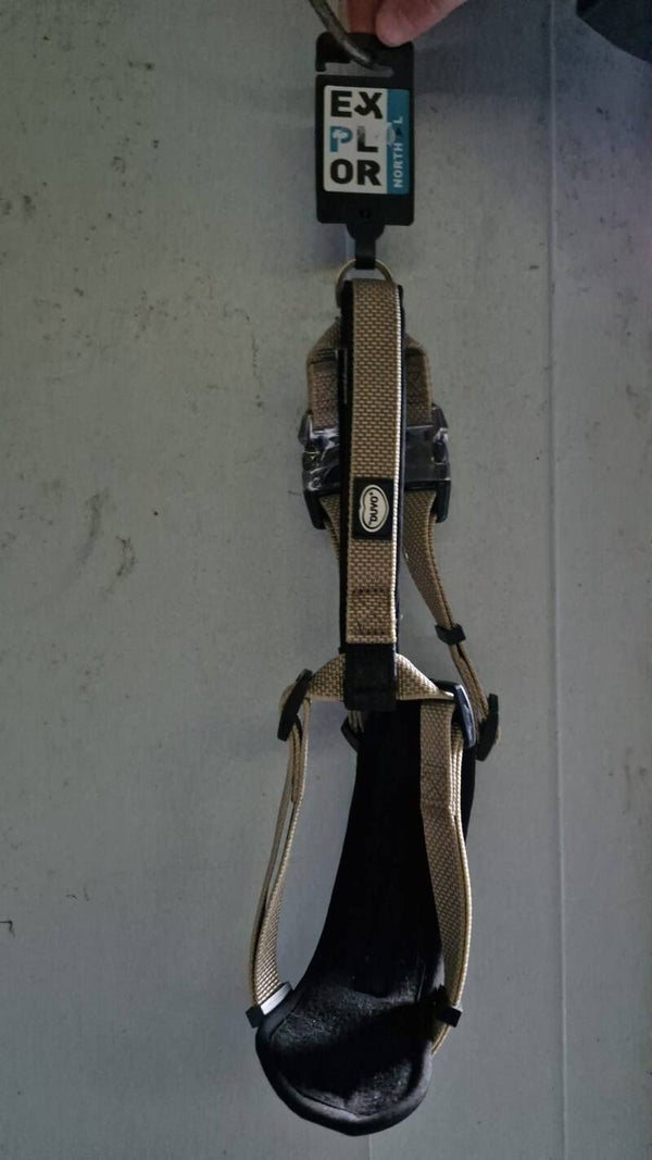 Explor North harnas, nylon taupe