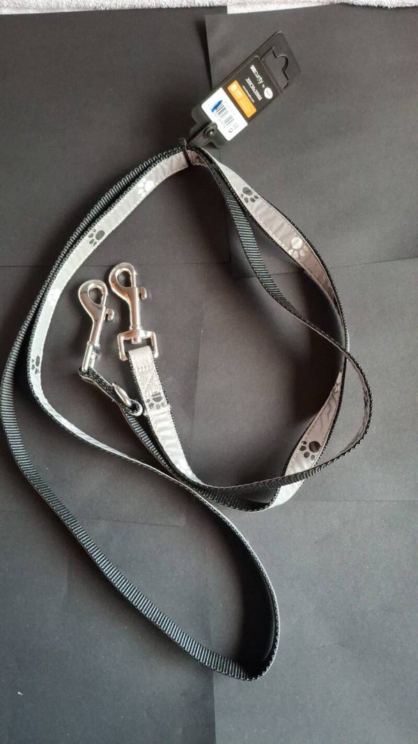 Duvo+ Seecurity lijn, zwart/grijs met pootjes 200x20mm