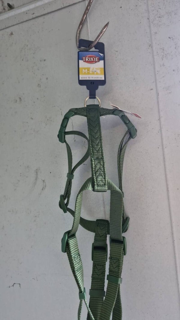Trixie h-tuig, singelband olijfgroen