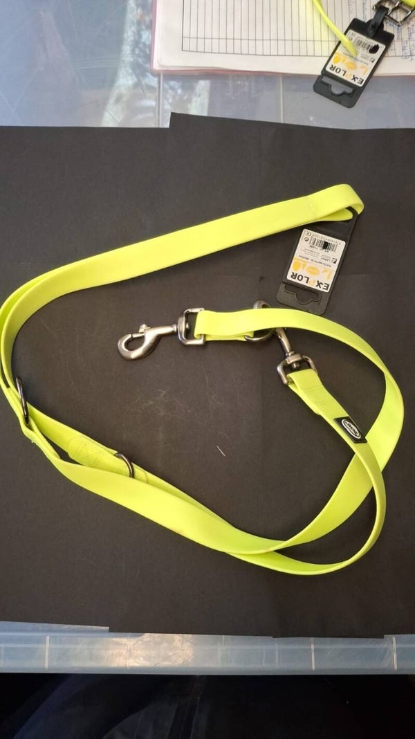 Explor South lijn, biothane geel 200x25mm