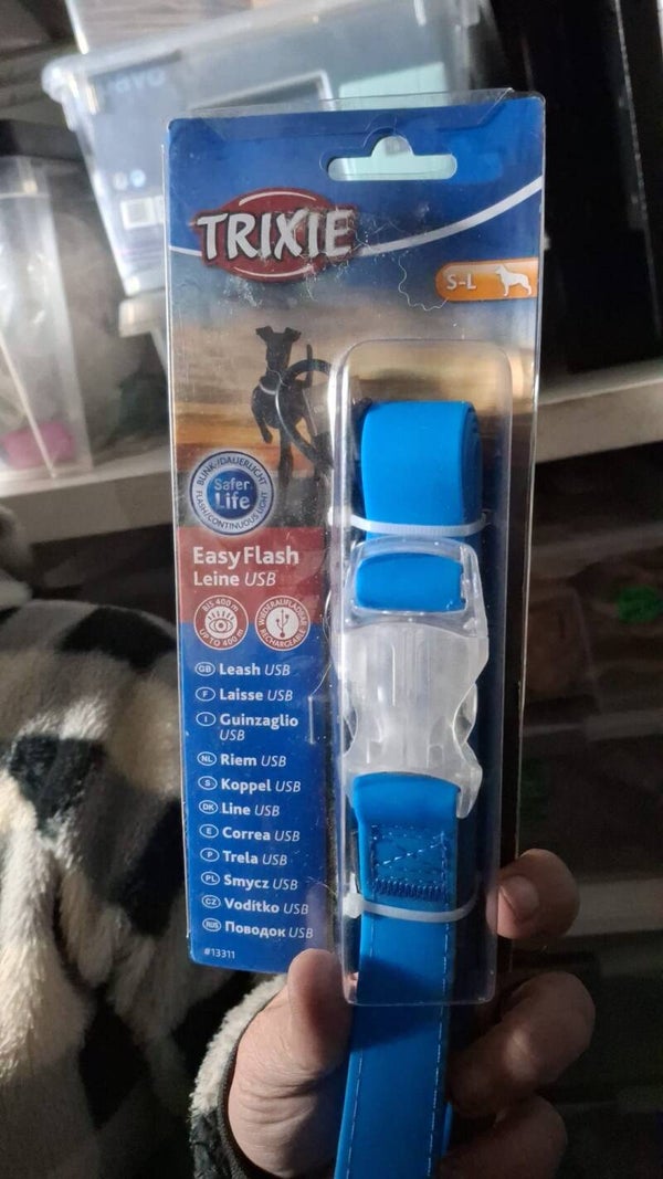 Trixie Easy Flash USB lijn maat S-L