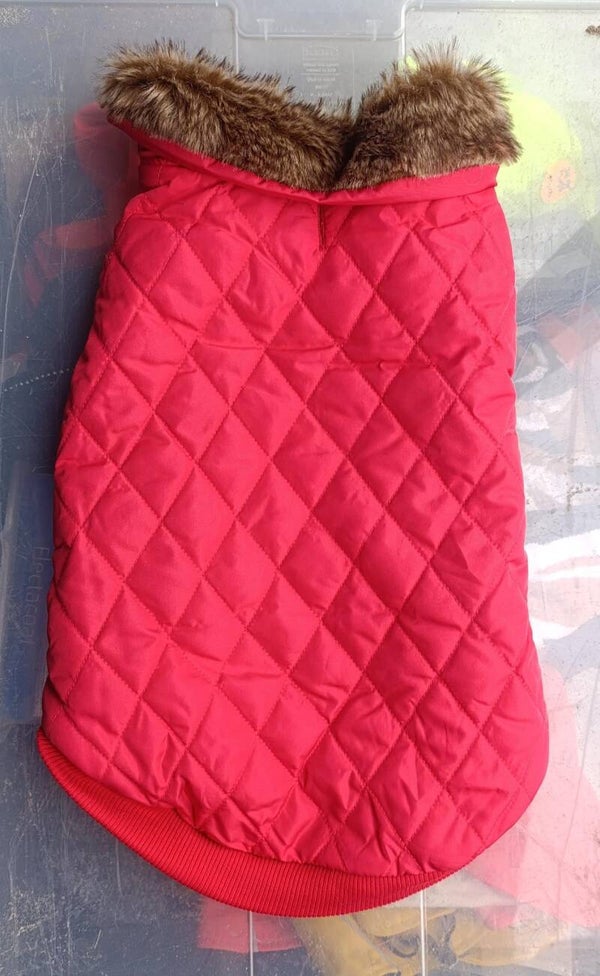 Flamingo Elia winterjas rood 50 cm