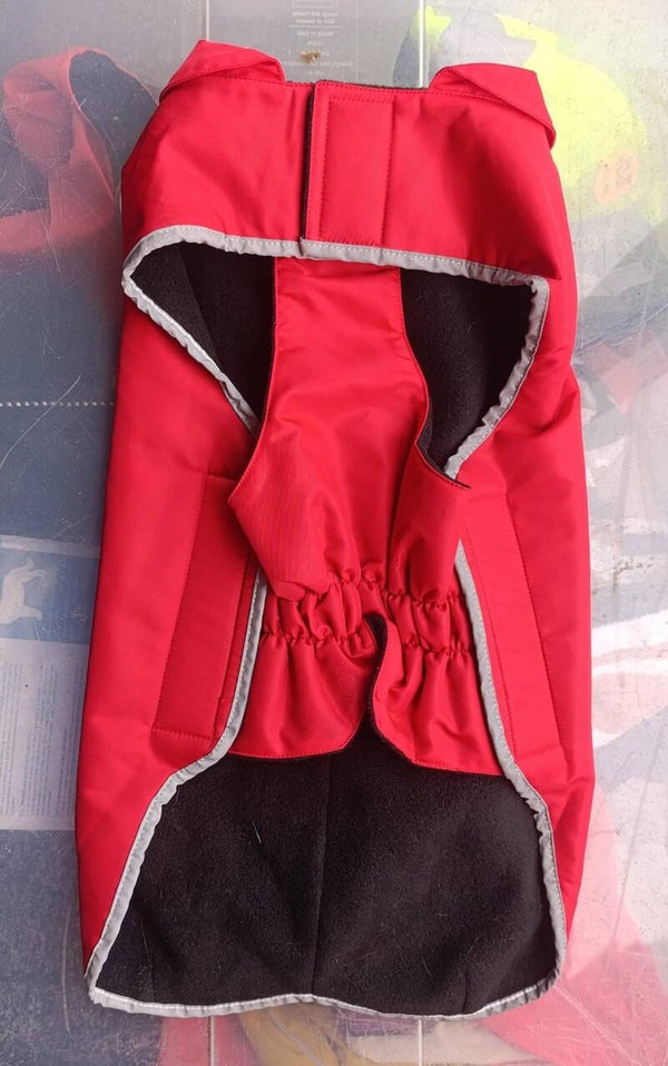Winterjas rood 46 cm