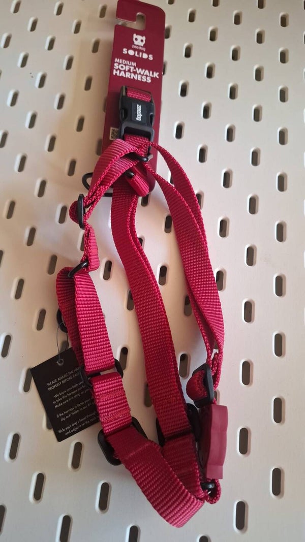 Zee.dog soft-walk harnas maat M Bordeaux