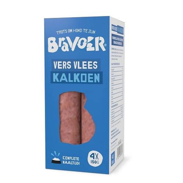 Bravoer vers vlees Kalkoen (WORDT NIET VERZONDEN)