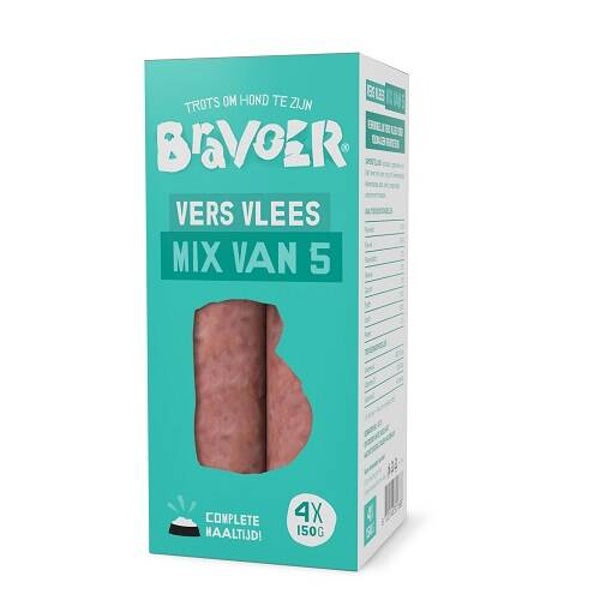 Bravoer vers vlees 5 Diersoorten (WORDT NIET VERZONDEN)