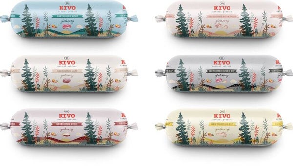 KIVO gestoomde worst 6 x 600 gram PROEFPAKKET