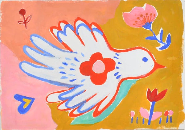Flower bird