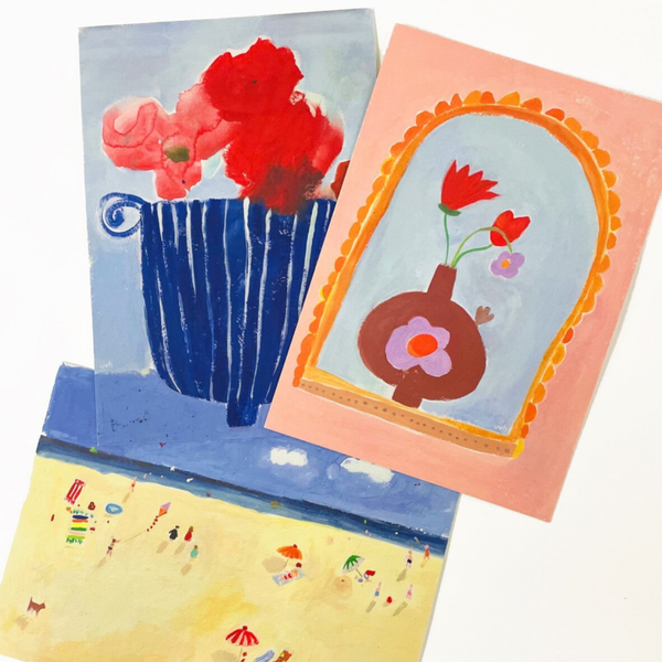 Set of 3 XL postcards