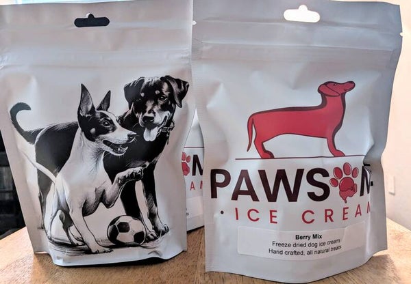 Paw Bag 12pc of Freeze Dried Ice Cream