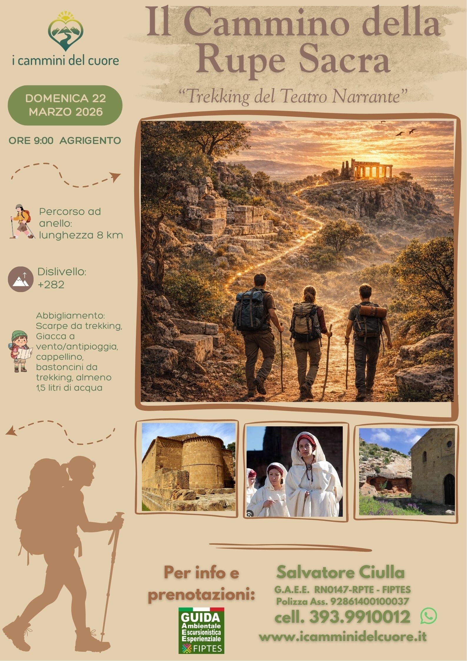 IL CAMMINO DELLA RUPE SACRA - Trekking del Teatro Narrante