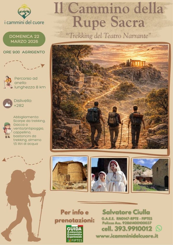 IL CAMMINO DELLA RUPE SACRA - Trekking del Teatro Narrante