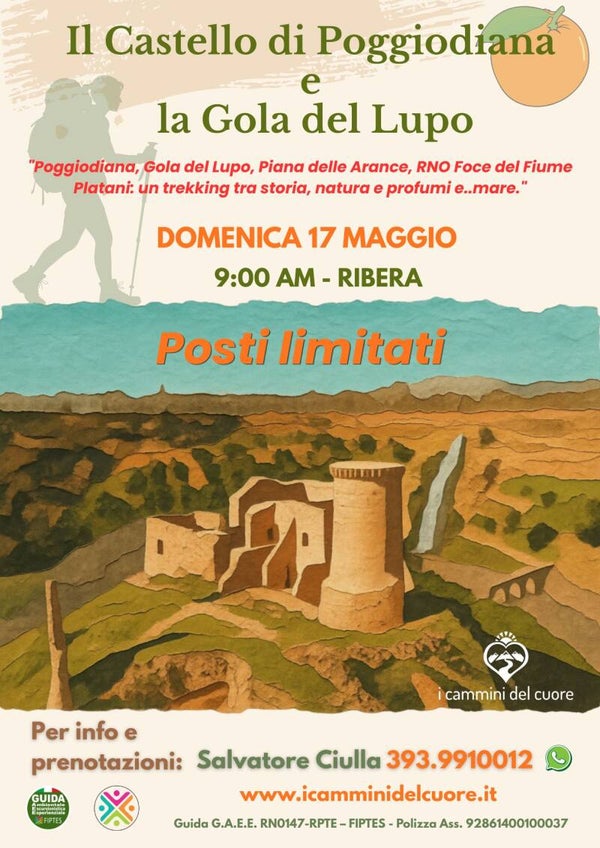 Il Castello di POGGIODIANA e la Gola del Lupo
