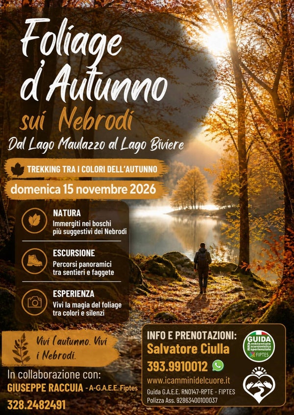 FOLIAGE D’AUTUNNO SUI NEBRODI - Dal Lago Maulazzo al Lago Biviere