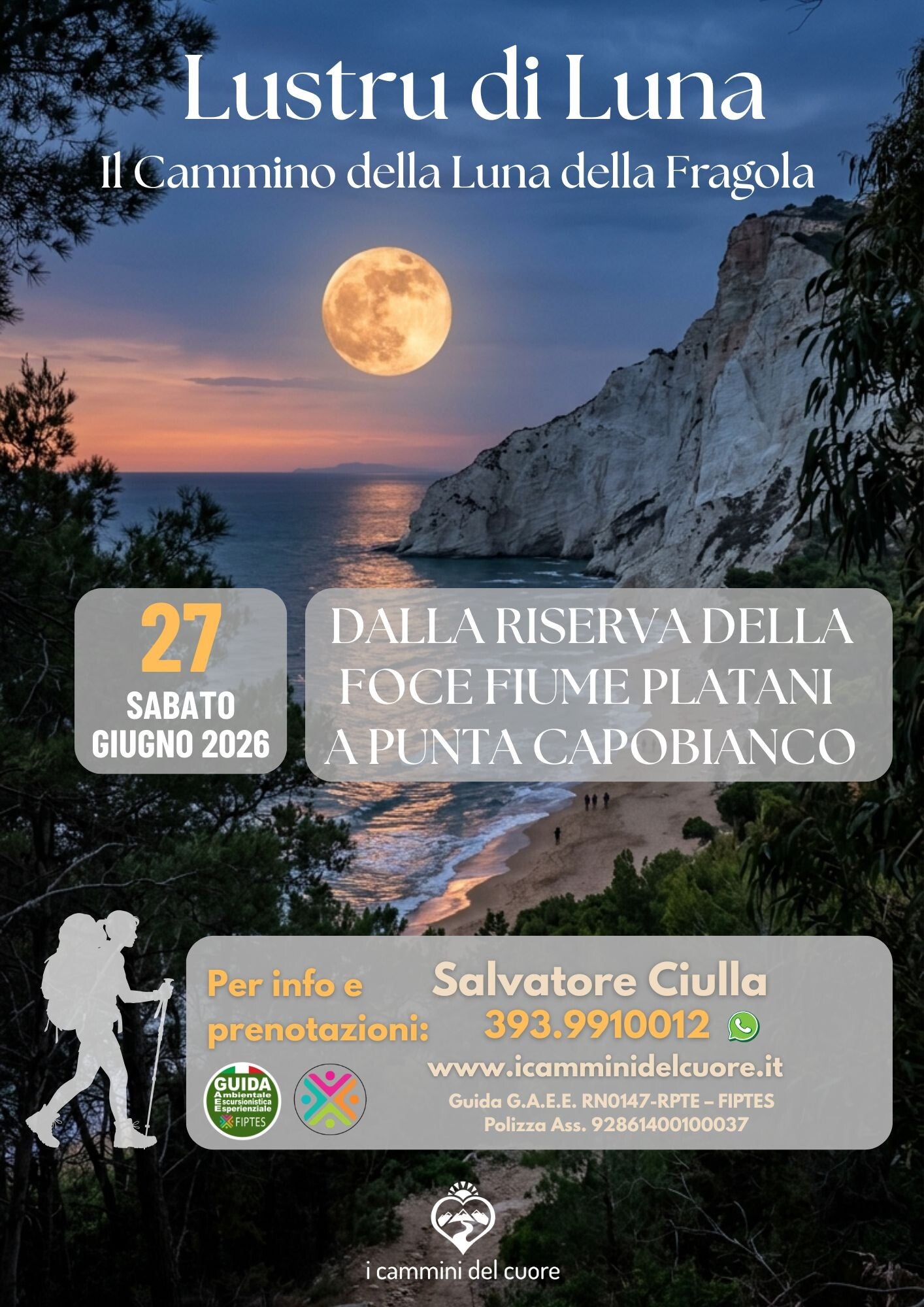 LUSTRU DI LUNA - Il cammino della Luna della Fragola