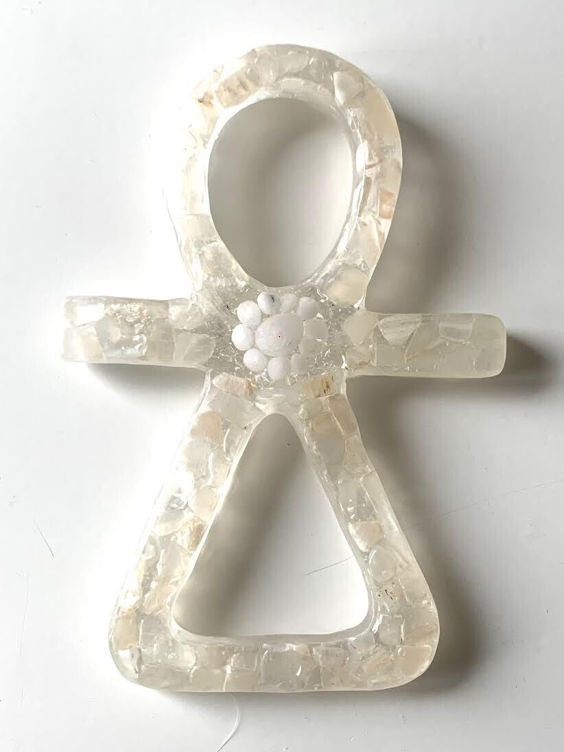 Kristallen Tanit Maansteen, Sardijnse kwarts,  Satya Mani Azeztuliet, Maria Magdalena Opaalkwarts, Bergkristal, Herkimerdiamant