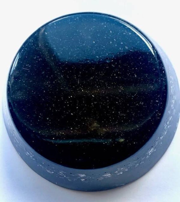 Grote Orgonite Buster Shungite, Herkimerdiamant, Dubbeleinder