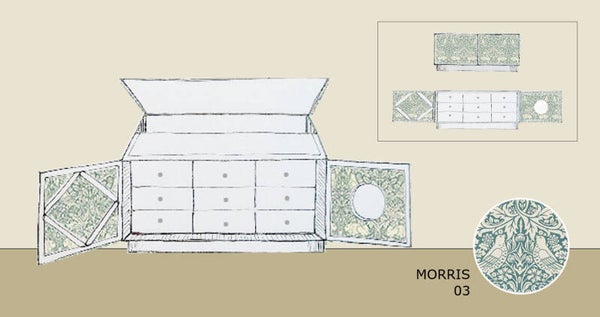 MEMORY BOX WITH DRAWERS