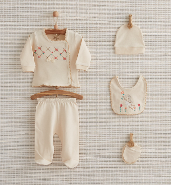 Girls floral 5 piece set