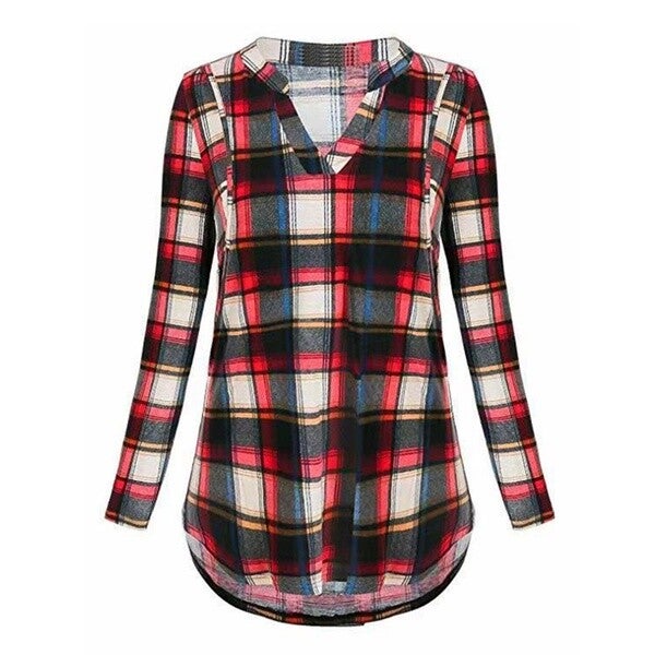 Plaid nursing top