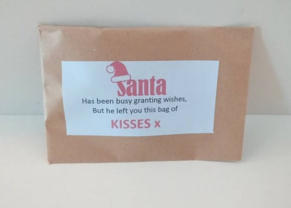 Santa kisses