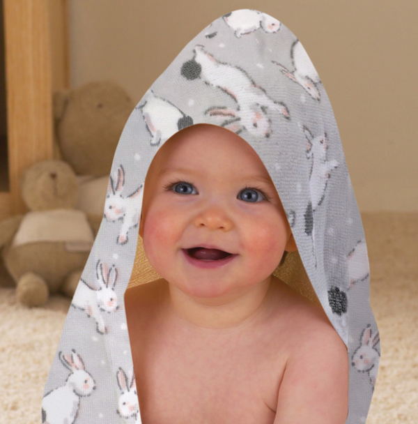 Hooded baby towel