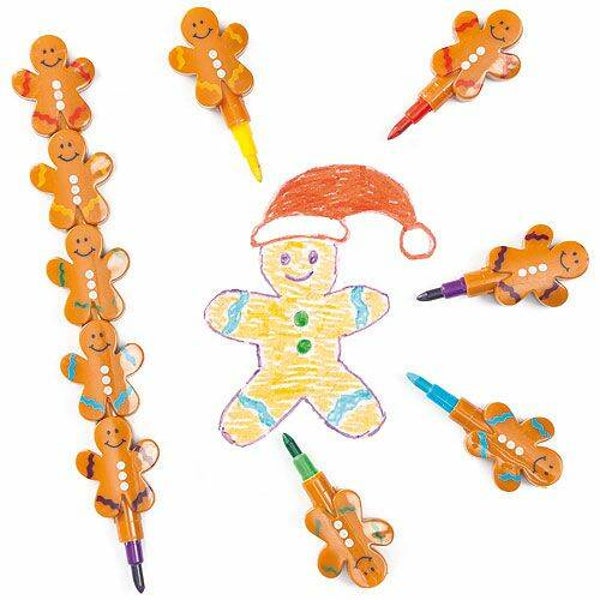 Gingerbread Swap point crayon