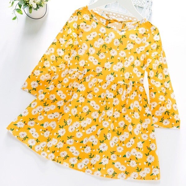 Daisy print dress
