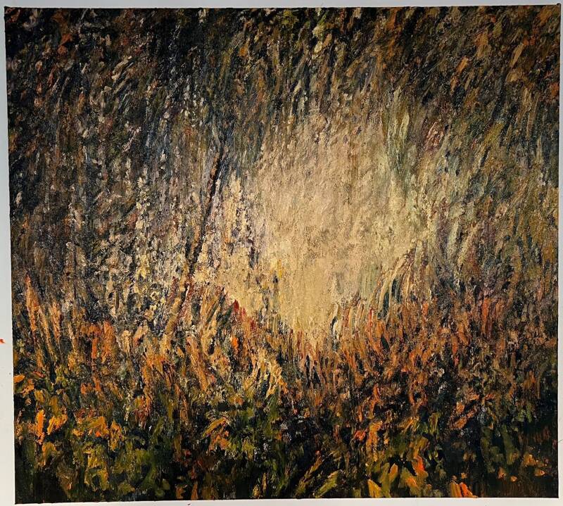 Nils Verkaeren - ‘A source of wonder’ - 2022 - oil on canvas - 170 x 200 cm