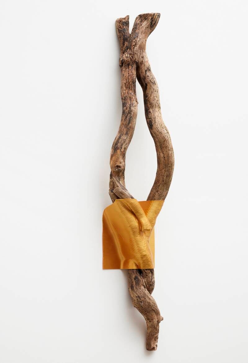 Edith Dekyndt - ‘The tripper’ - 2023 - biobased corn on wood - 105 x 22 x 15 cm