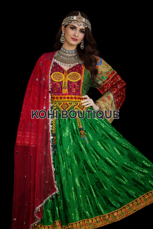 Afghansk tradisjonell kjole – håndlaget eleganse