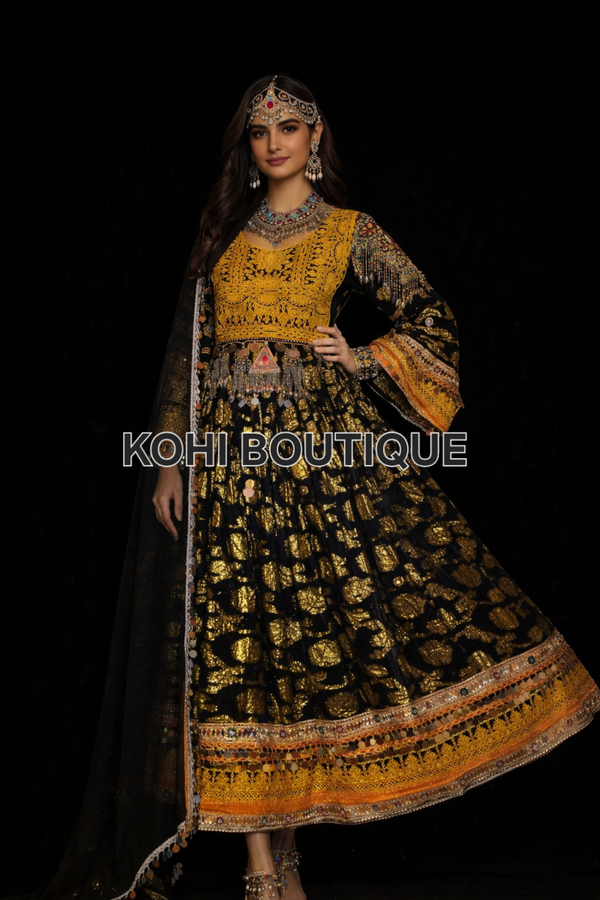 Eksklusive afghanske kjolen