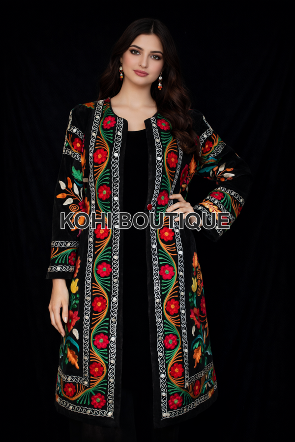 Håndbrodert jakke / kåpe