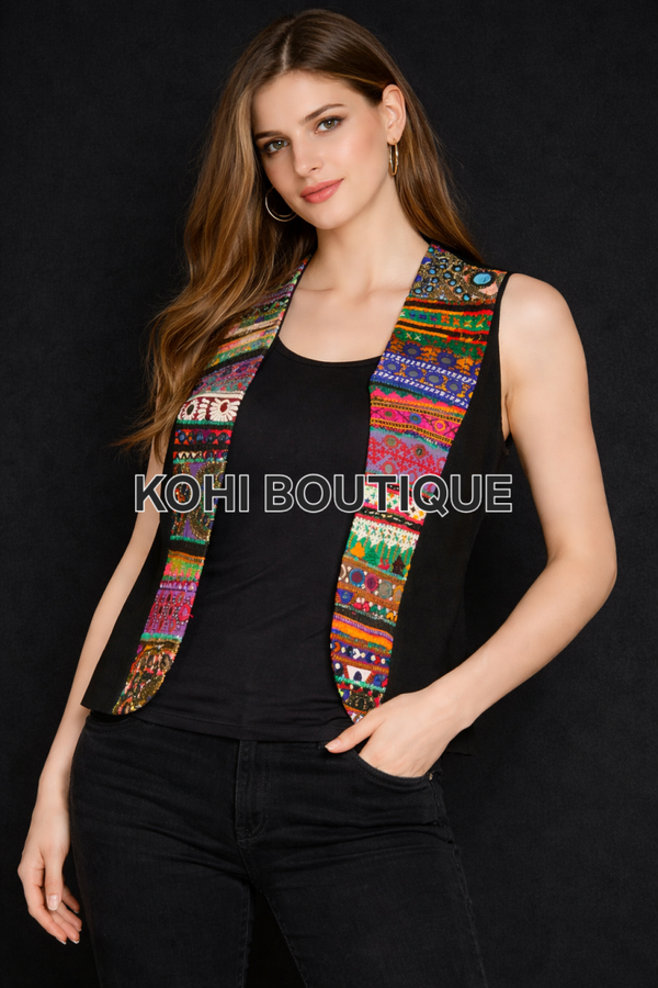 Brodert Vest – Kunstnerisk & Unik