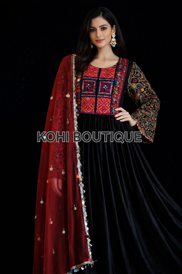 Afghansk tradisjonell kjole – håndlaget eleganse