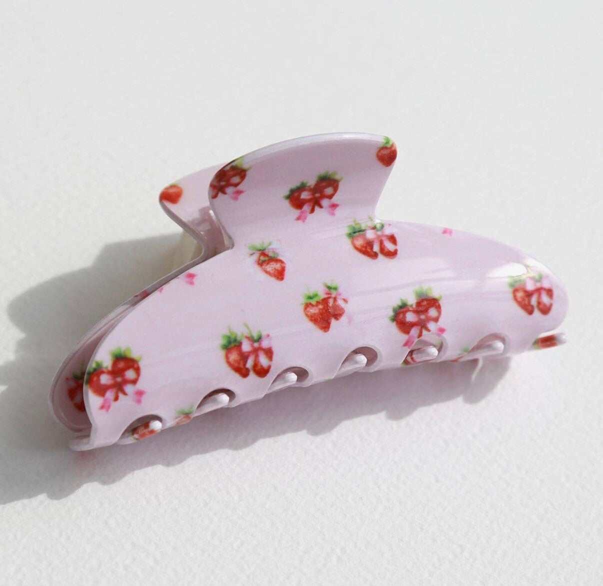 Haarklem roze aardbeitjes