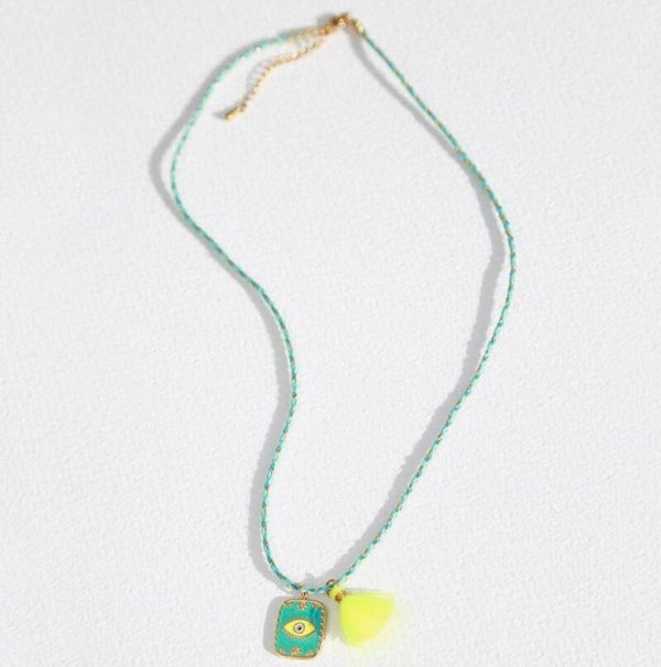 Ketting oog turkoois