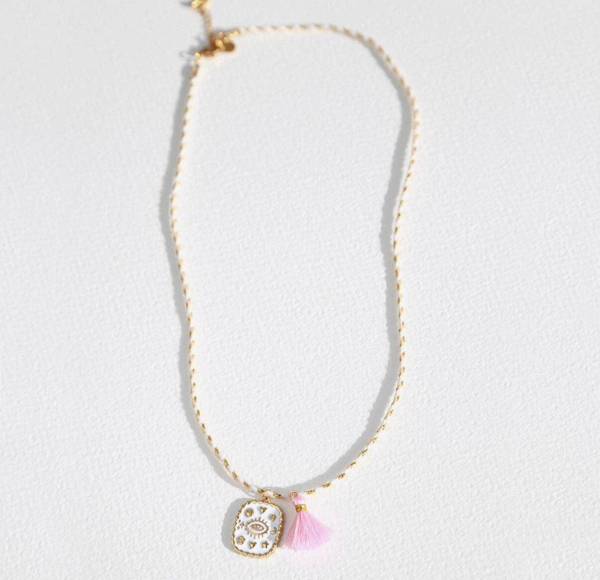 Ketting oog wit
