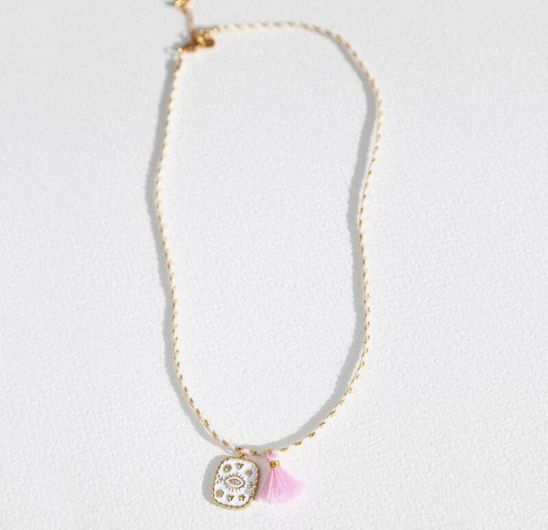 Ketting oog wit