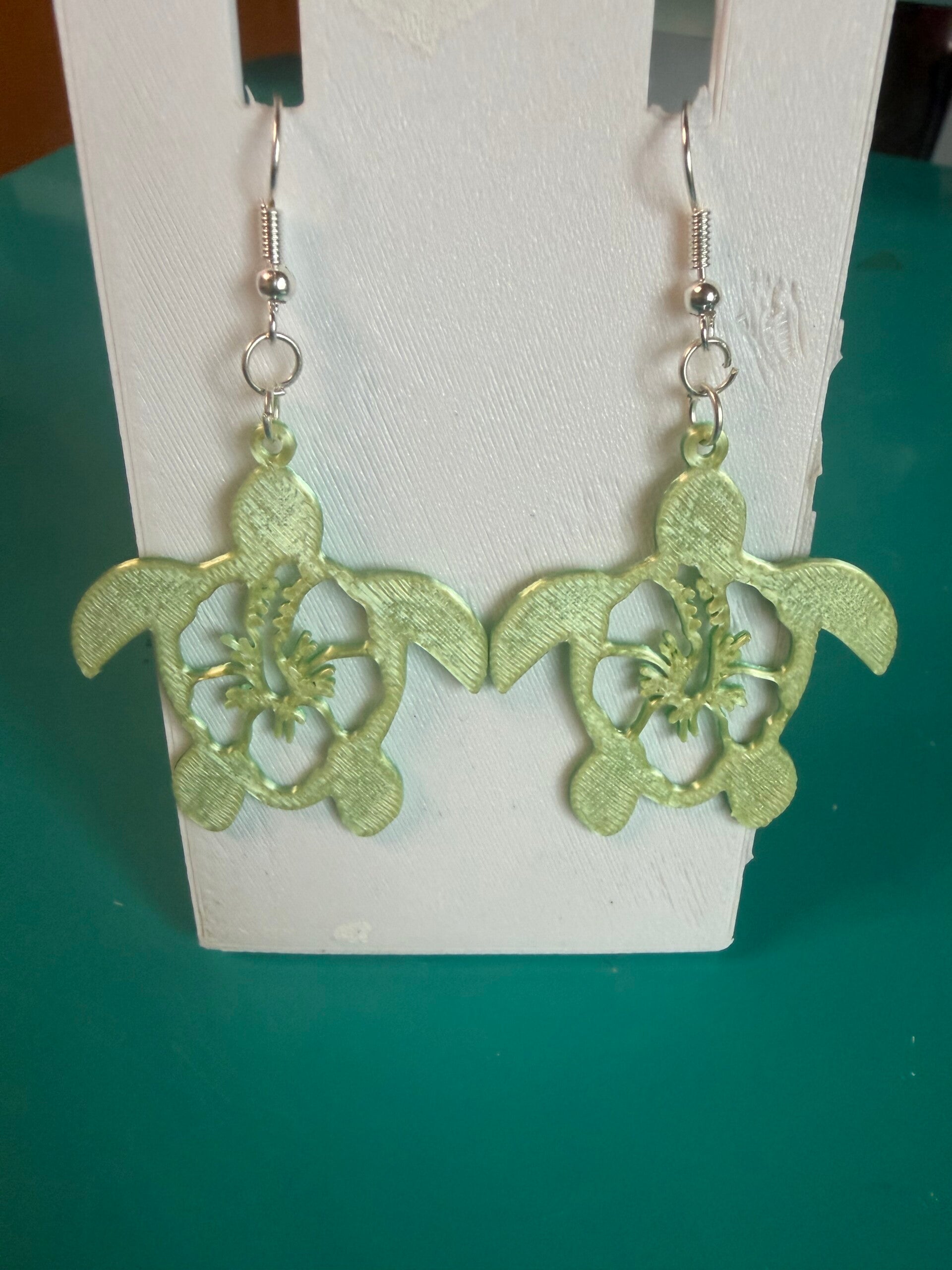 Boucles d'oreilles tortue de mer