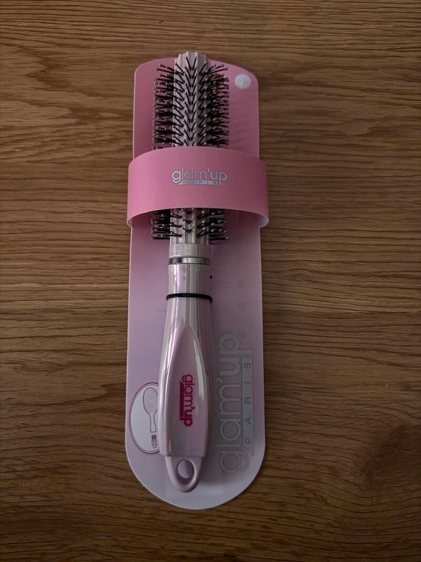 Brosse brushing irisée avec embout nettoyant
