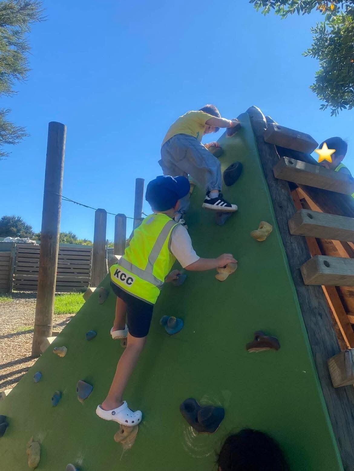 Children enjoying a school holiday programme activity with KCC Kids Club
