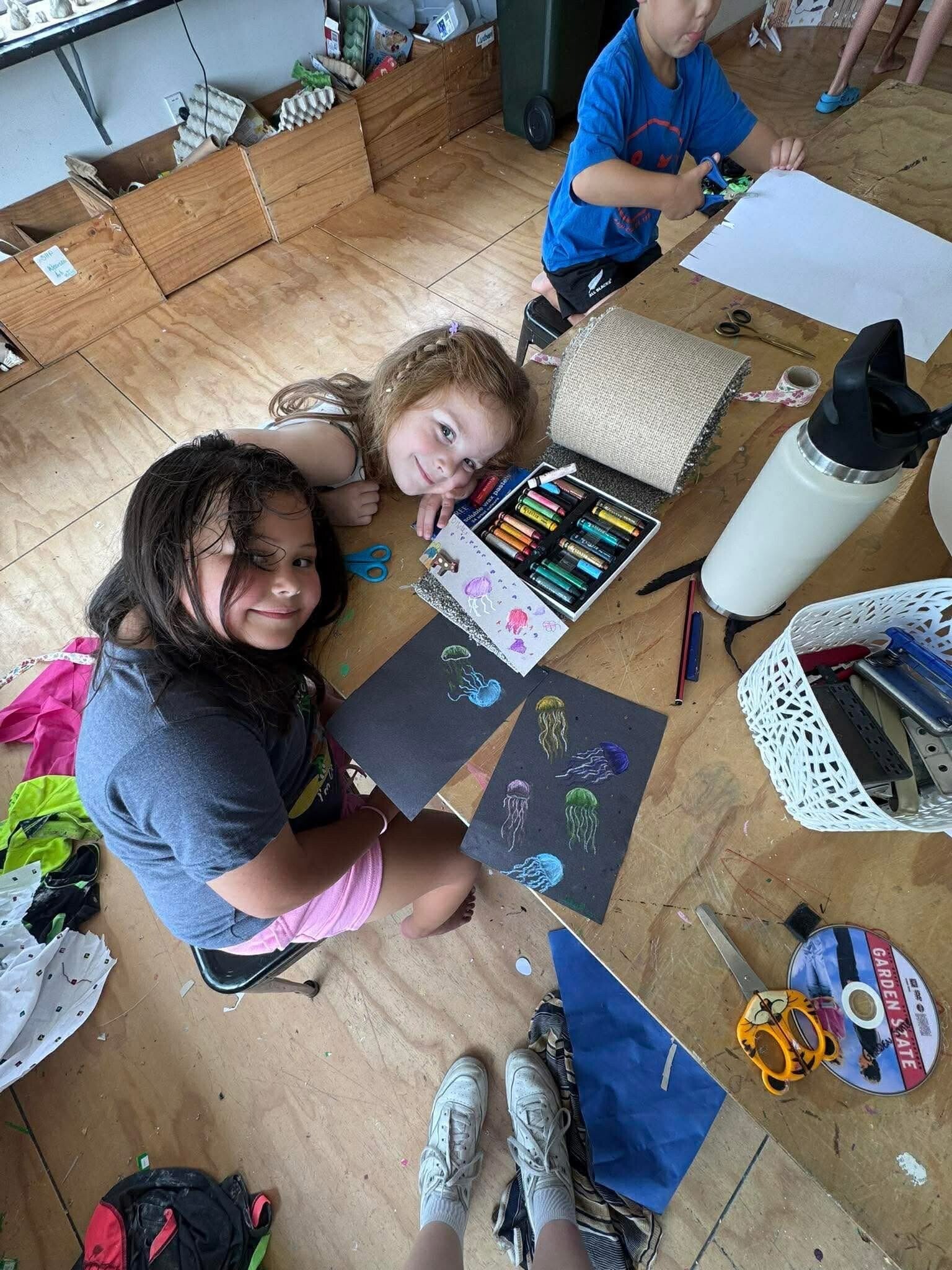 Children enjoying a school holiday programme activity with KCC Kids Club