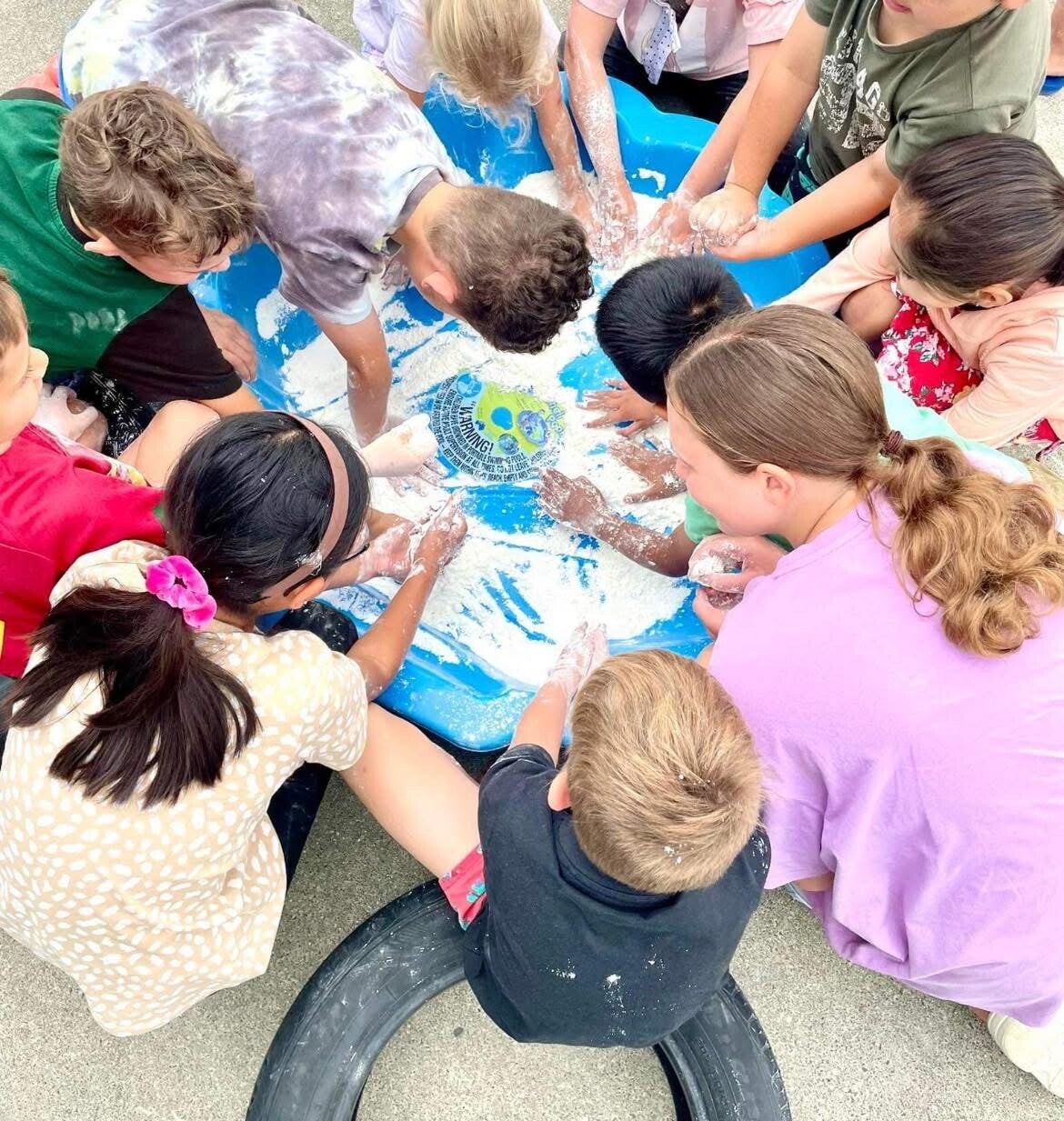 Children enjoying a school holiday programme activity with KCC Kids Club