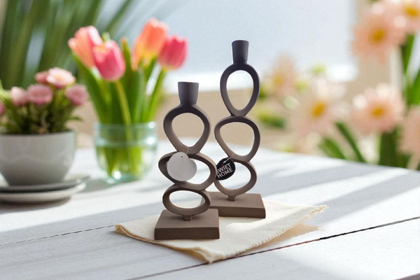 Lara kandelaar purple