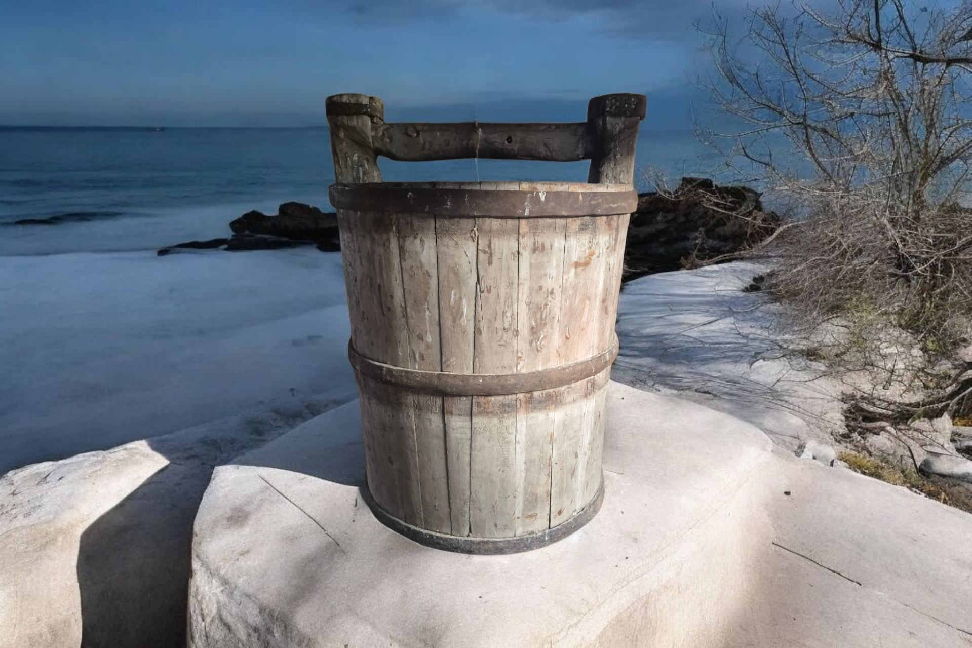 Emmer met hengsel aziatisch