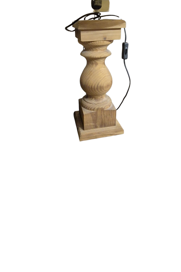 Houten Baluster lamp